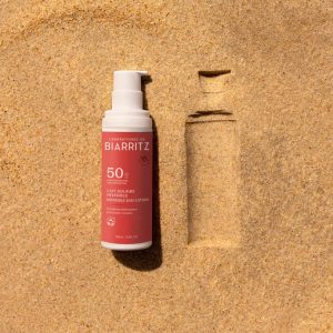 lait solaire invisible 50 laboratoire biarritz
