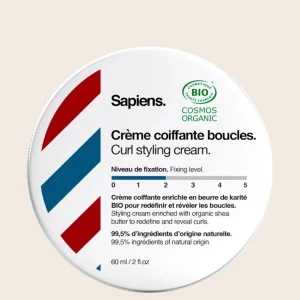 Crème coiffante boucle pour homme - Sapiens