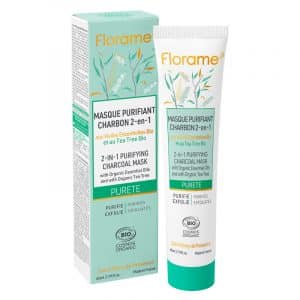 Masque Purifiant Charbon Bio 2-en-1 - Florame