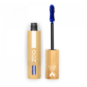 Mascara volume naturel ZAO Makeup – brosse courbe pour des cils allongés et épaissis sans paquets, packaging éco-conçu et rechargeable