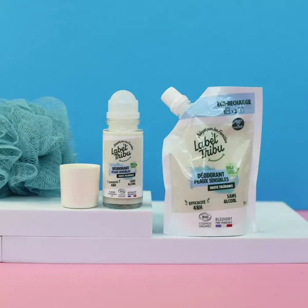 recharge déodorant peaux sensibles label tribu
