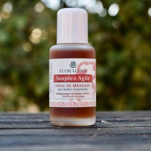 floraluna souple & agile huile de massage