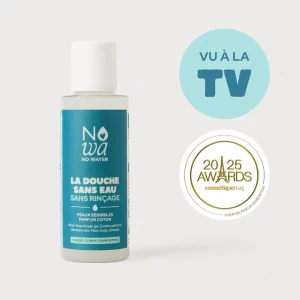 Gel Douche Sans Eau Sans Rinçage Visage & Corps - Propreté Partout - NOWA NO WATER - 100 ml