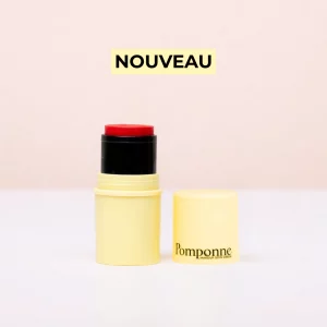 Baume & Blush Rouge acidulé - Stick 2-en-1 lèvres et joues - POMPONNE - 5g