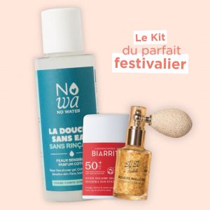 Kit Festival Été — Protection, Fraîcheur & Paillettes — MADAME NATURE — 3 produits